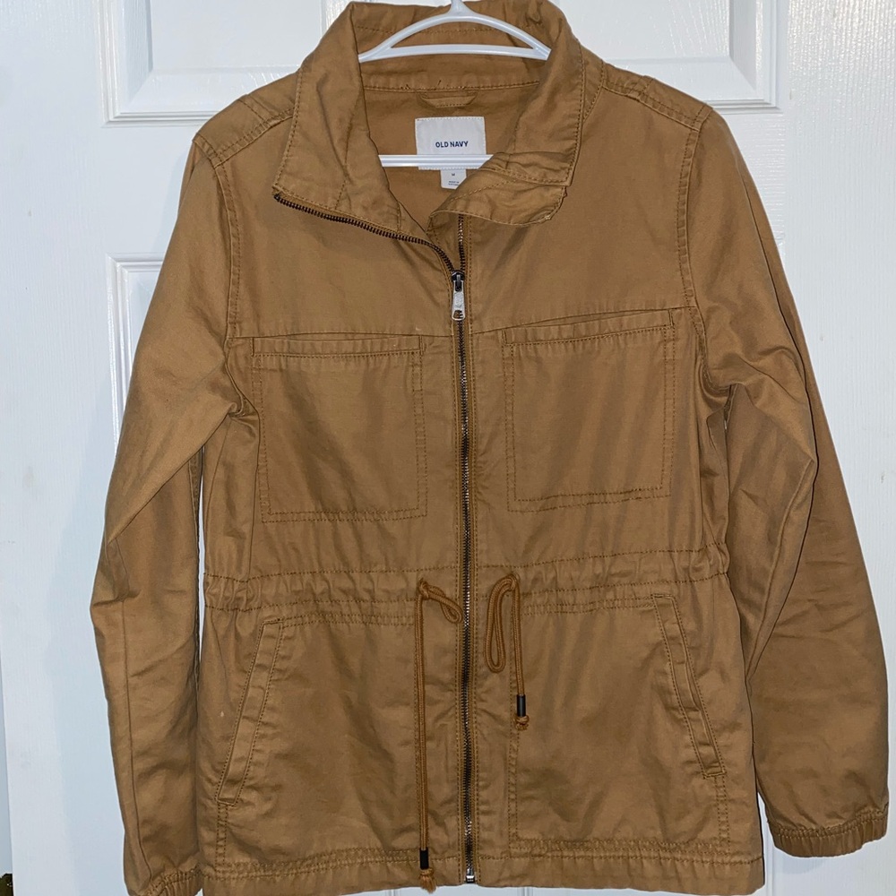 Old Navy Camel Zip-Up Jacket